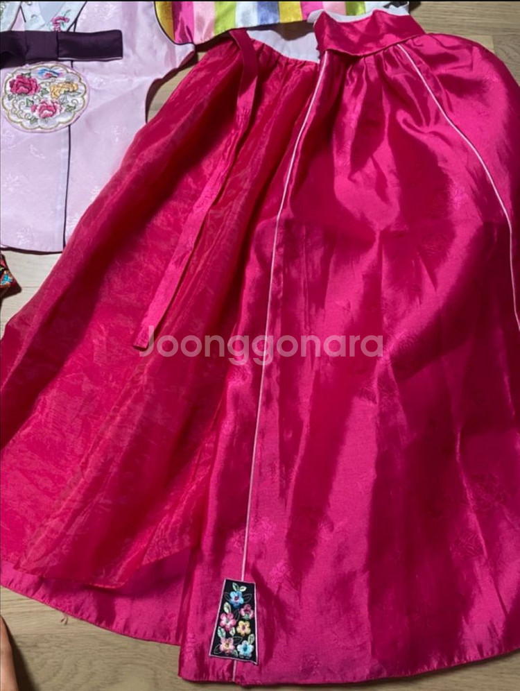 여아 한복 6호 세트--2