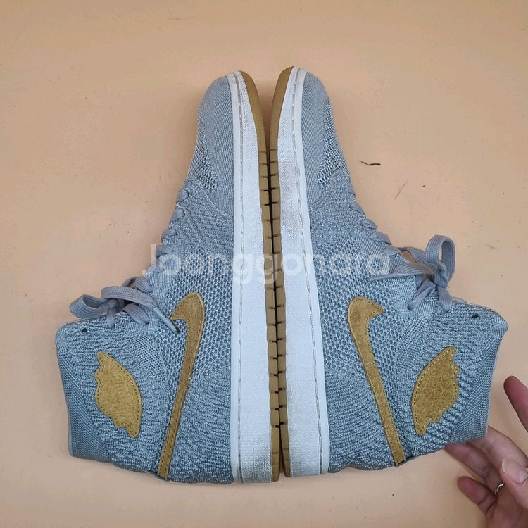 나이키 에어조던1 플라이니트 울프그레이275--4