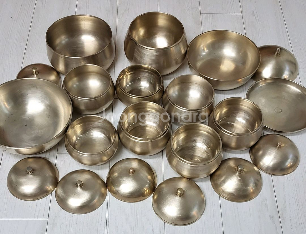 유기그릇 일괄--0