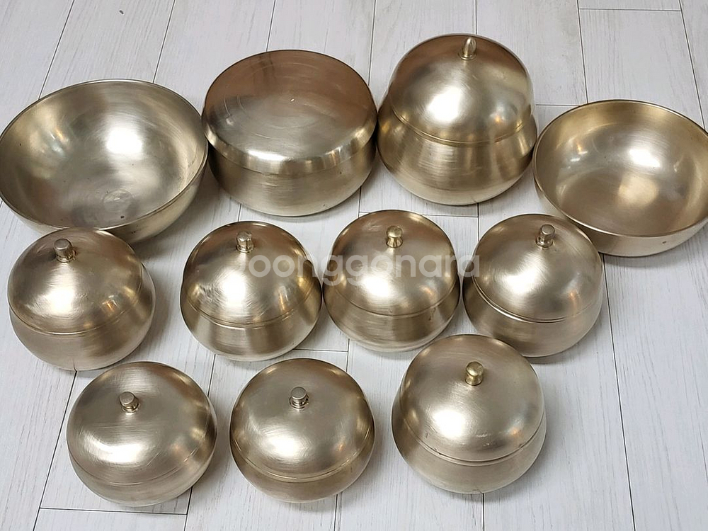 유기그릇 일괄--1