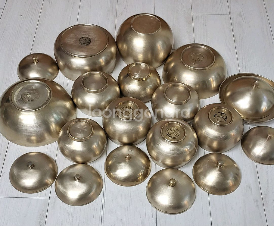 유기그릇 일괄--2