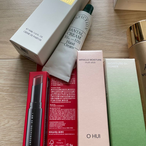 오휘 멀티밤.아이소이 립밤.논픽션 핸드크림 외