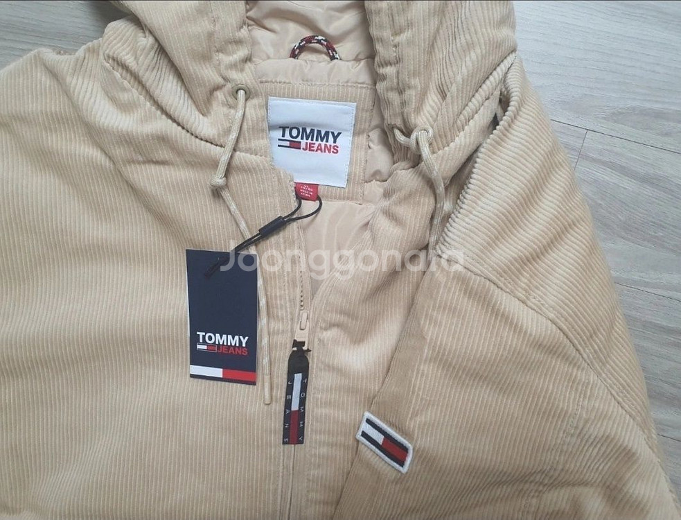 타미진 오버사이즈 후드 코듀로이 자켓 XL 새상품--2