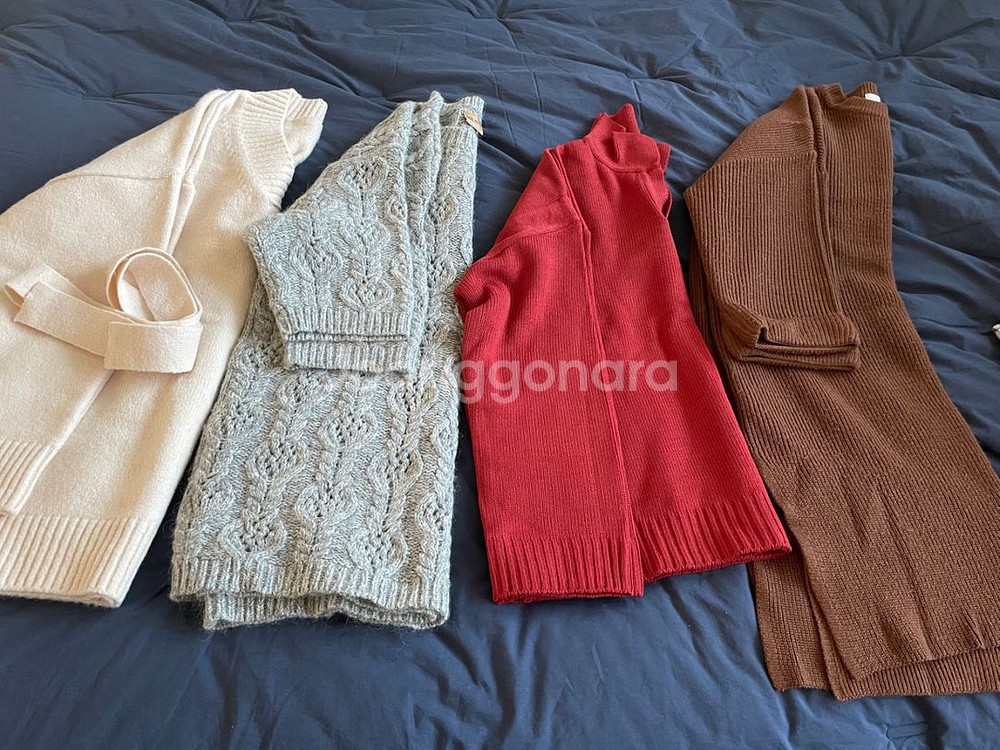 66~ 니트 4종 일괄판매--0