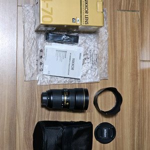 니콘 DSLR용 24-70 2.8 ED VR 팝니다.