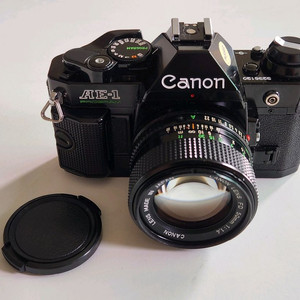 캐논 AE-1 프로그램 카메라 50mm f1.4 렌즈
