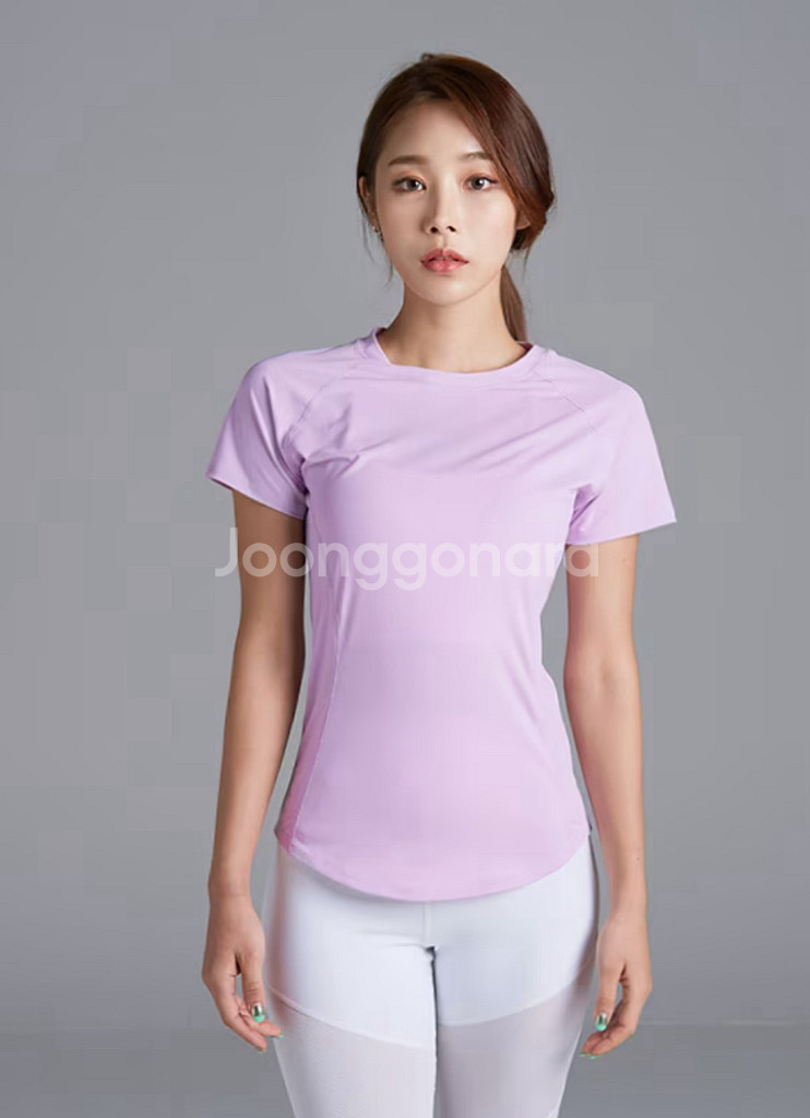 젝시믹스 아이스페더 숏슬리브 상의 s 새상품--1
