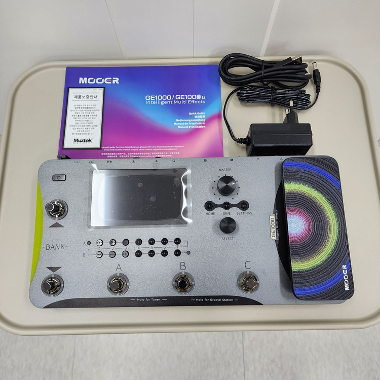 무어 충전식 일렉기타 멀티이펙터 GE1000 Li 이미지