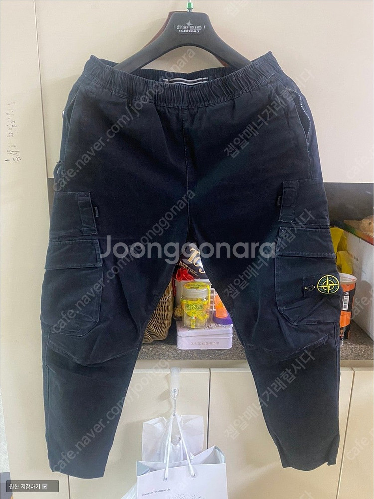 스톤아일랜드 18FW 구형 탄창 카고팬츠 바지 교환가능--0