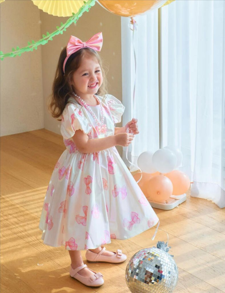 가격내림))키앙 리본 홀로그램 원피스 드레스M--4