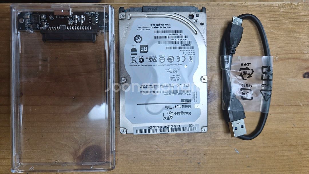 USB처름 사용 가능한 Seagate 500GB HDD--0