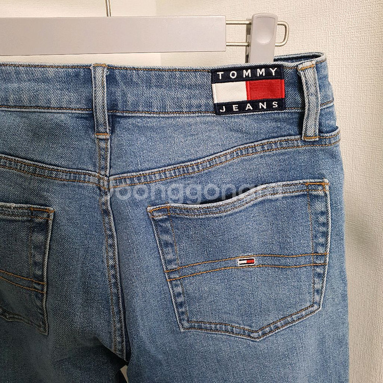 타미힐피거 보이프렌드핏 데미지 청바지--6