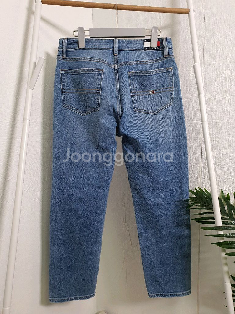 타미힐피거 보이프렌드핏 데미지 청바지--5