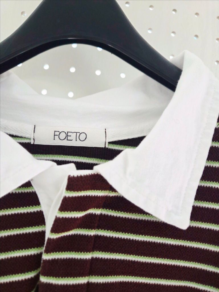 포에토 오버핏 럭비티 프리 (브라운) 이미지