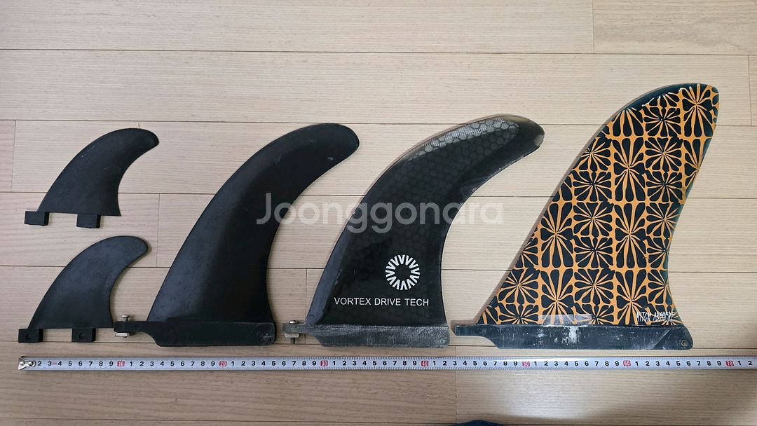 파이어와이이어 서핑보드(롱보드)+핀+보드백+소프트랙--5