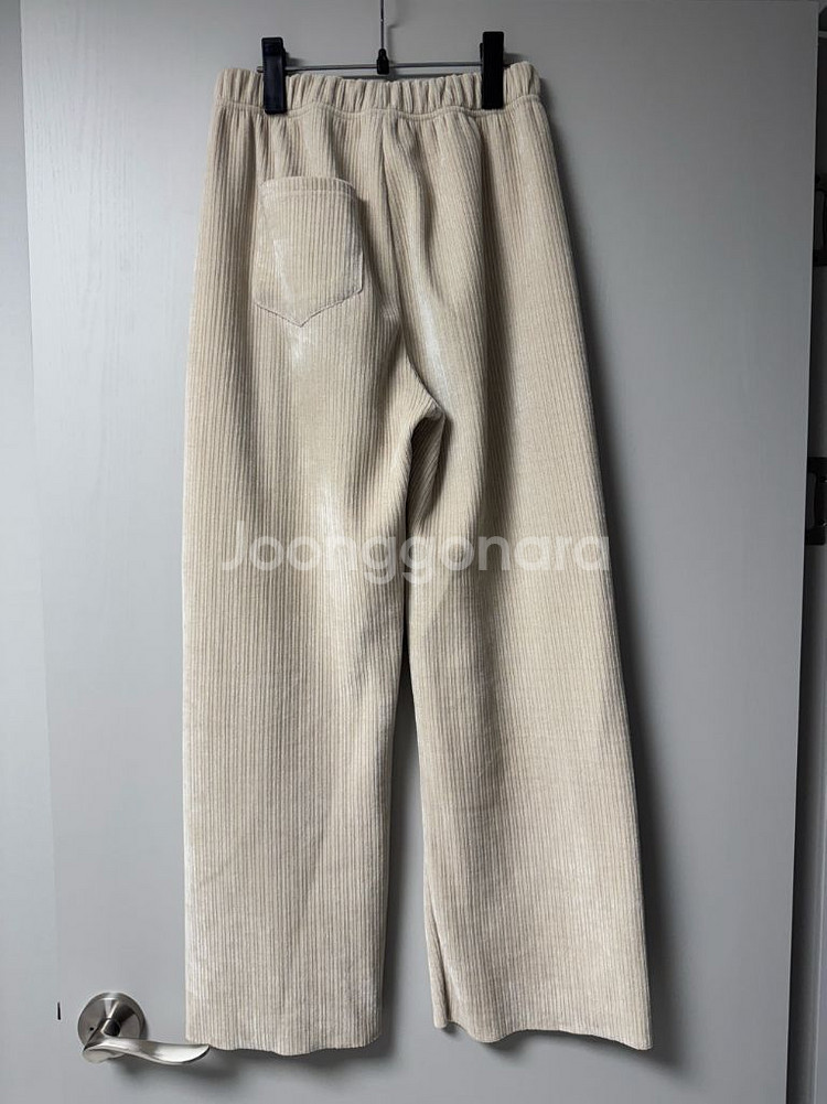 (F) 골덴 코듀로이 밴딩 팬츠 한번 착용--5