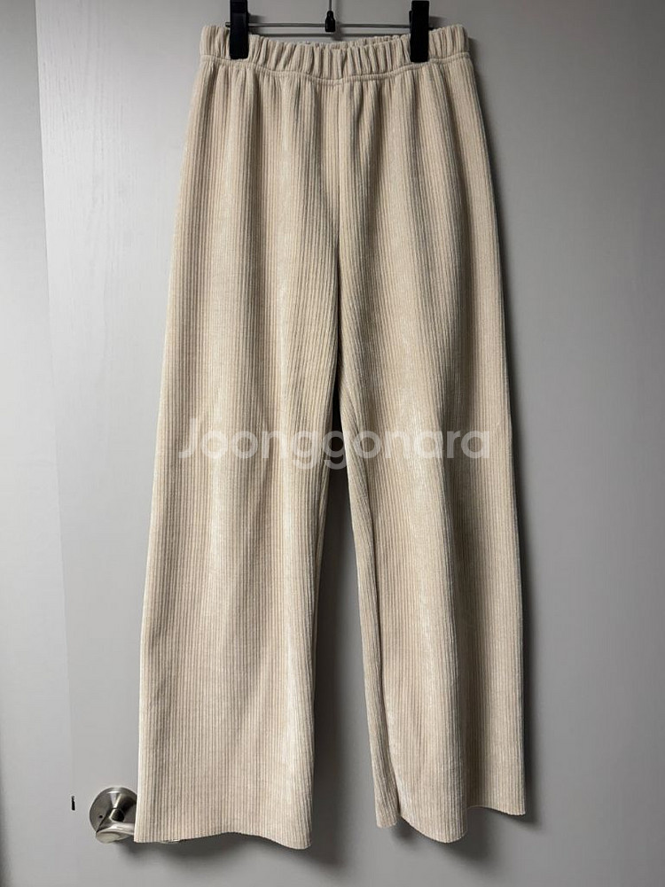 (F) 골덴 코듀로이 밴딩 팬츠 한번 착용--4