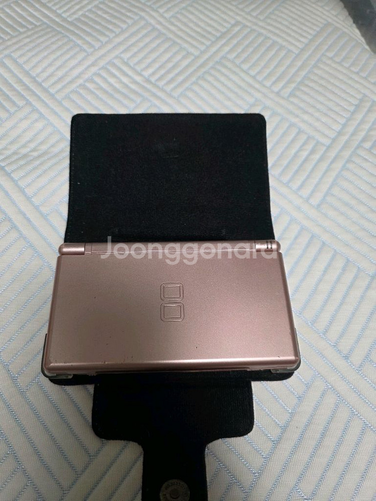 닌텐도ds, ds lite 정발 메탈릭로즈 핑크 택포--1