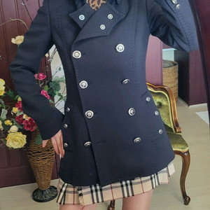 돌체앤가바나 호피 안감 네이비 쟈켓