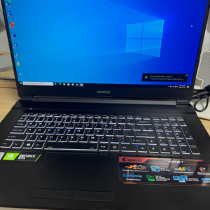 어로스 고사양 게이밍노트북(1660ti) 판매합니다!