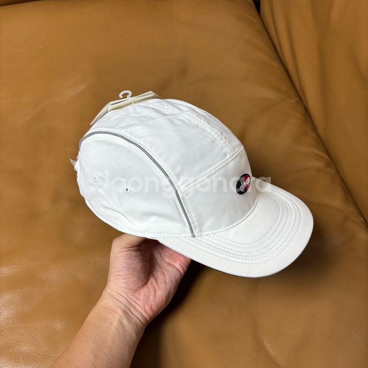 슈프림x나이키 에어맥스 화이트 캠프캡 모자 White--2