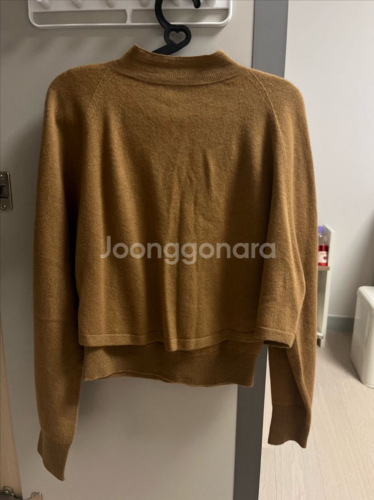 타임 100%캐시미어 조끼+가디건 셋업--1