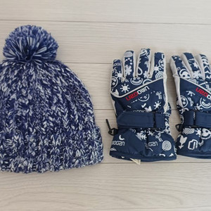 GAP 아동 니트 겨울 모자. 스키 장갑