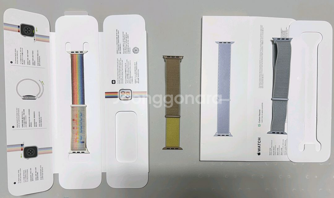 애플워치10 애케플 정품 스트랩 2개 포함--3