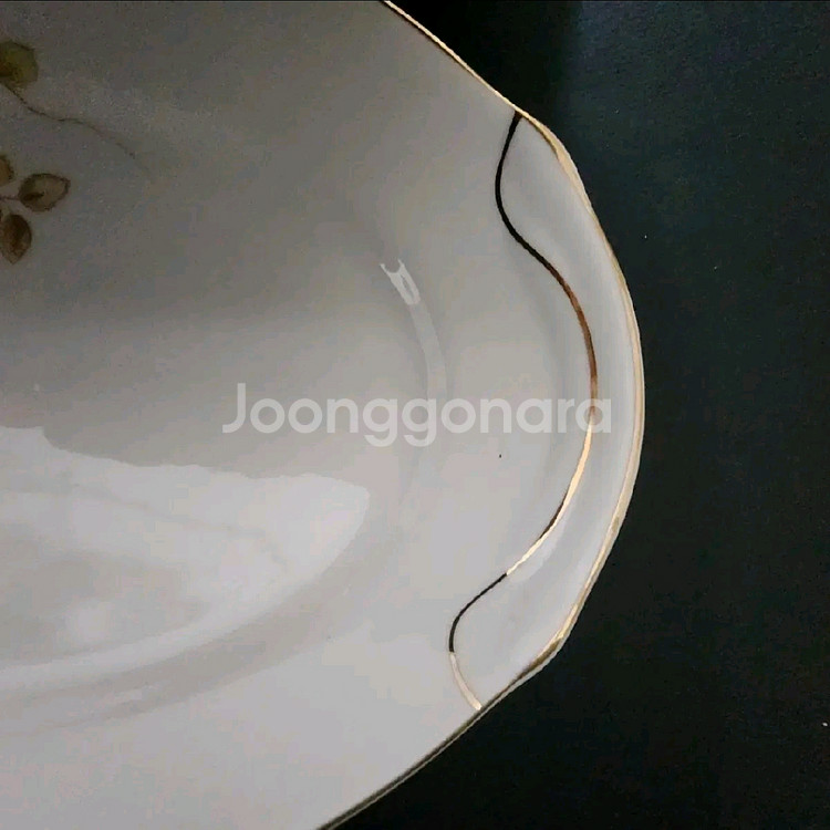 행남사 한련화 타원(오벌) 오목 접시 2장--5