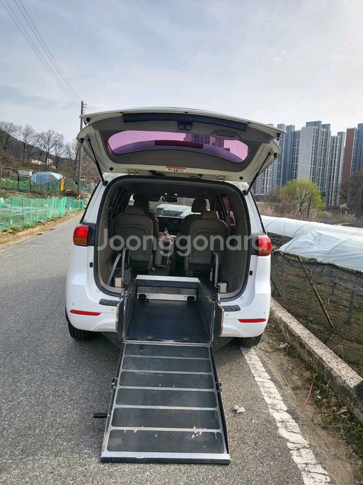 휠체어 리프트, 슬로프 차량 15년식 카니발 이지무브--0