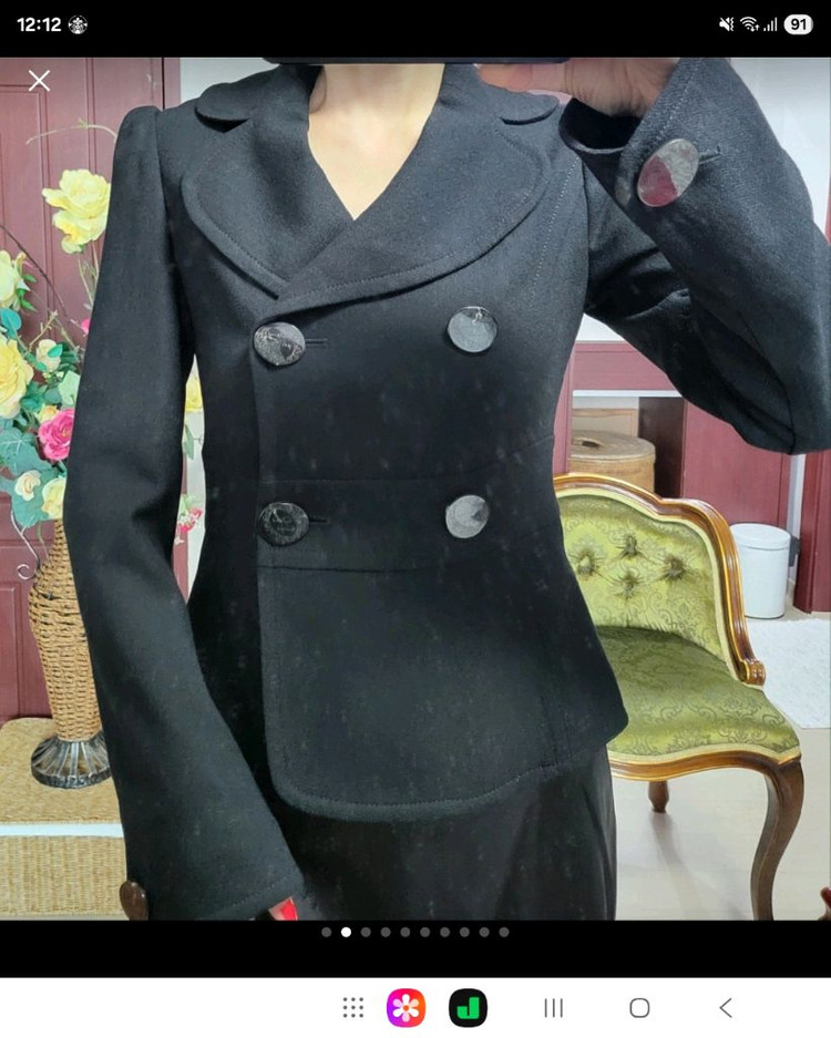 오즈세컨 더블버튼 울쟈켓--1