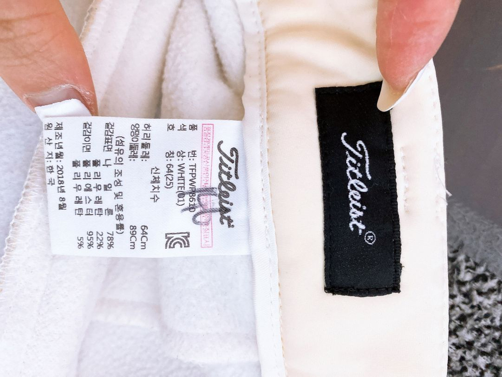 (여성26)타이틀리스트골프기모슬림핏스판바지--5