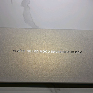 플라이토 무드 백라이트 3D LED 벽시계 38cm