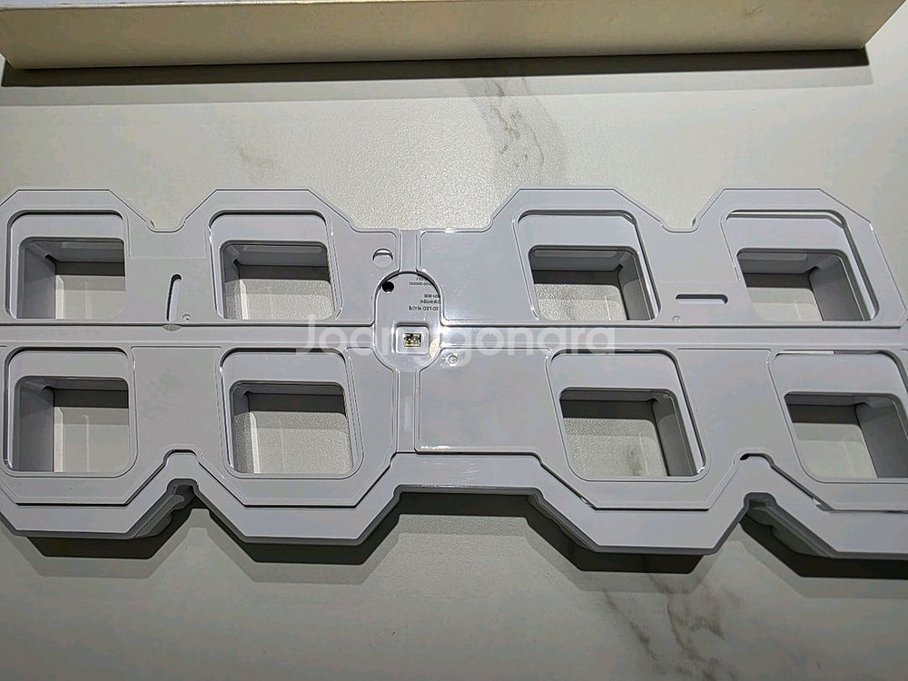 플라이토 무드 백라이트 3D LED 벽시계 38cm--5