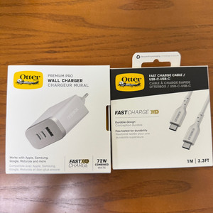 오터박스 72w 초고속충전기+usb-c 케이블
