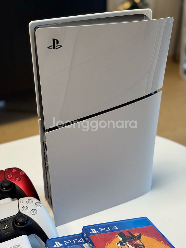 PS5 슬림 디스크 스탠다드 + 듀얼센스 2개 + 타이--2