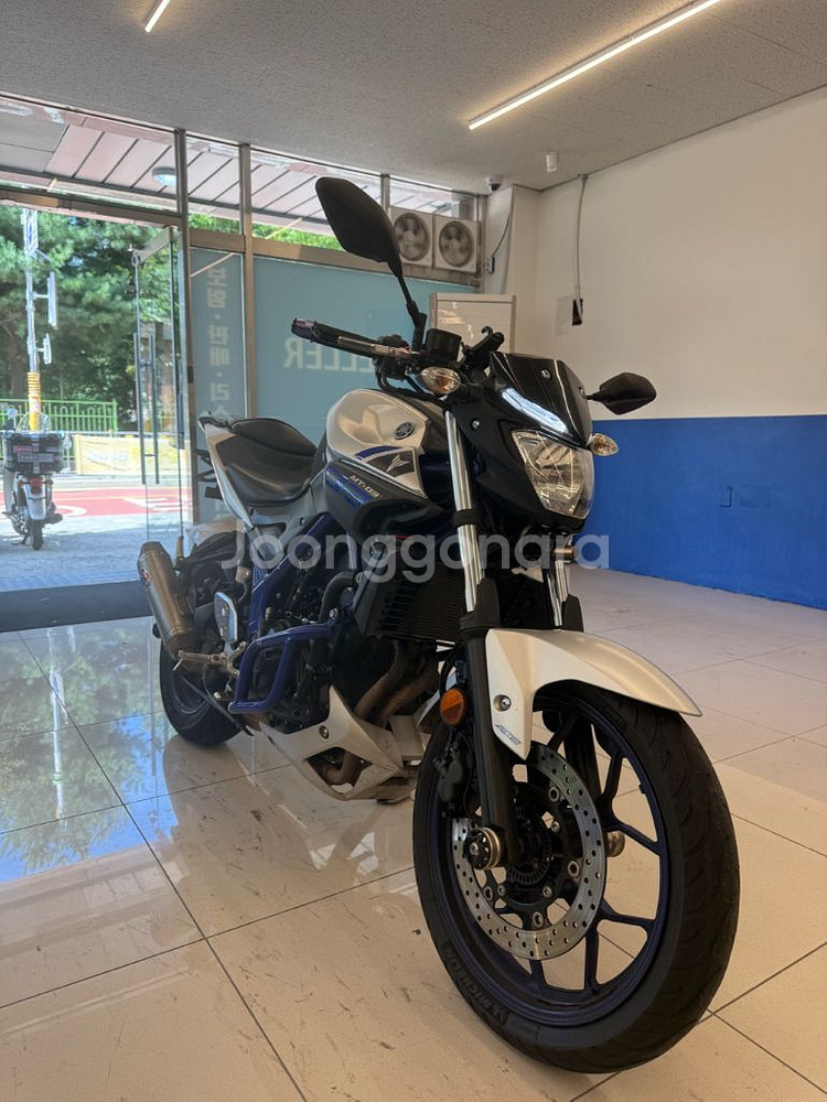 16년식 mt03 블박 배기구변완--1