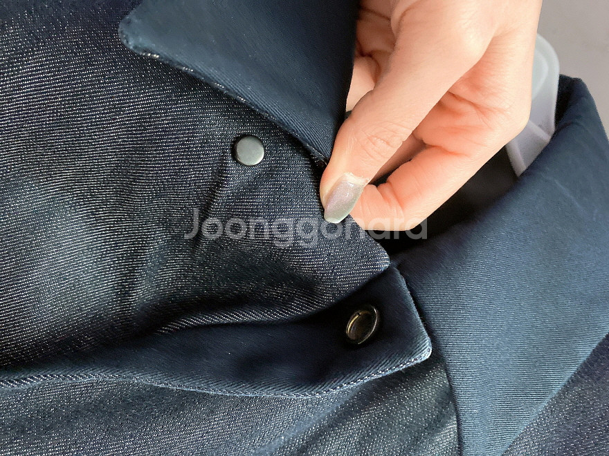 (정품)시스템옴므데님느낌모던카라하프자켓(남성용95)--5