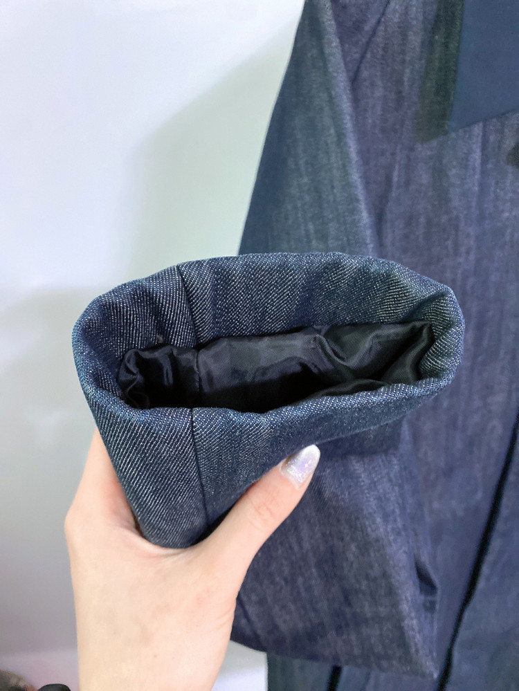 (정품)시스템옴므데님느낌모던카라하프자켓(남성용95) 이미지