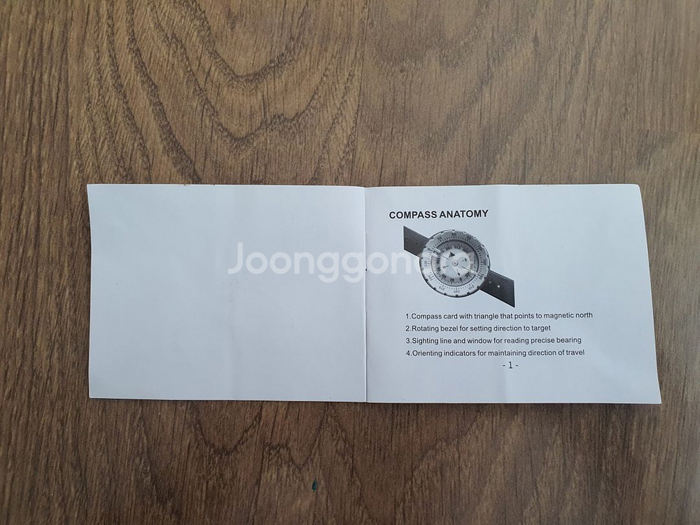 수중 나침반 팝니다.--9