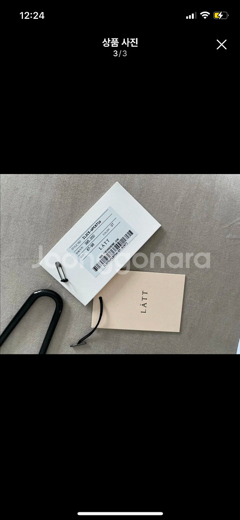 한섬 LATT 래트바이티 린넨 투턱 팬츠--2