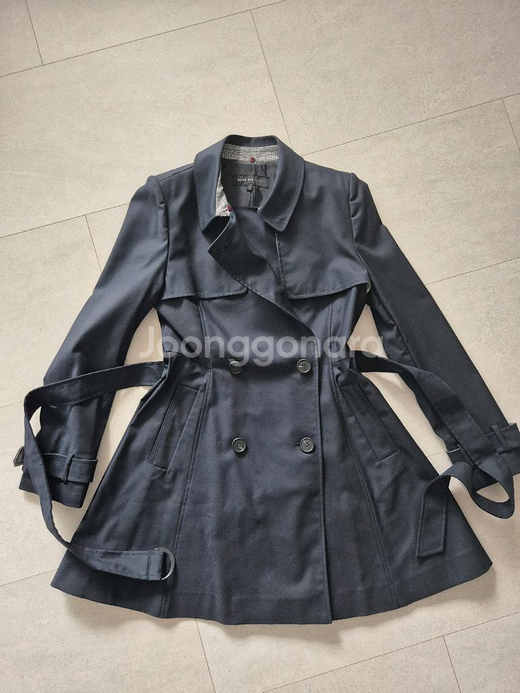 올리브데올리브 트렌치코트 네이비 55--2