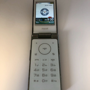 애니콜 와이파이 꼬모폴더폰 블랙 기기 판매