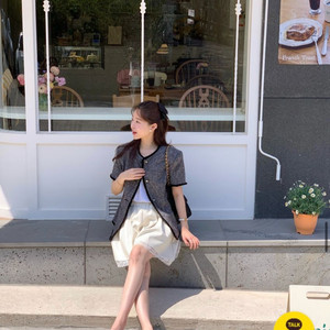 바이씨니 브린트위드 자켓 프리사이즈 택포