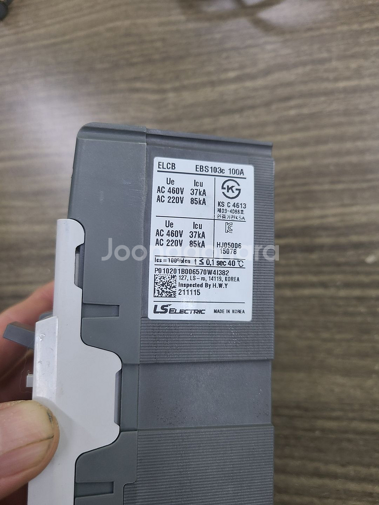 LS산전 누전차단기 EBS 103c 100A--1