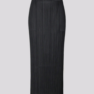 플리츠플리즈 스커트 베이직 스커트 블랙 3사이즈