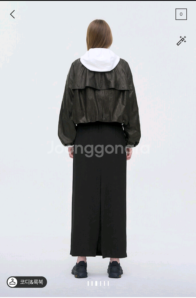 [가격인하] (새상품) 타임 램스킨 하이넥 집업자켓--1