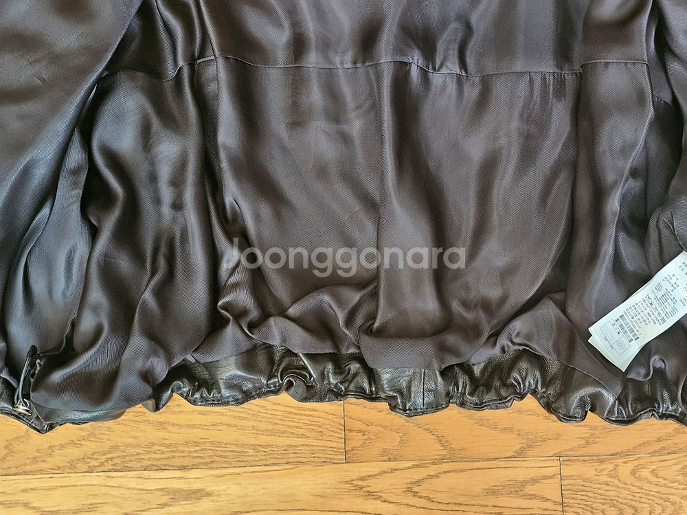 [가격인하] (새상품) 타임 램스킨 하이넥 집업자켓--7