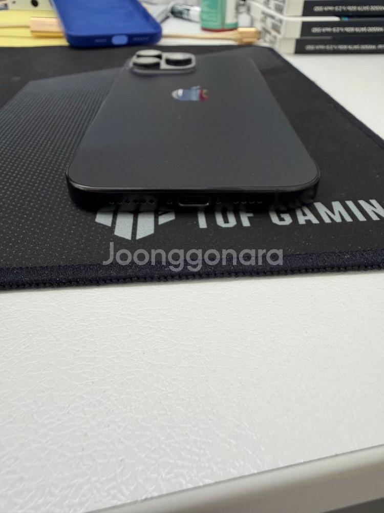 자급제 아이폰 16프로 맥스 블랙 티타늄 256GB--1