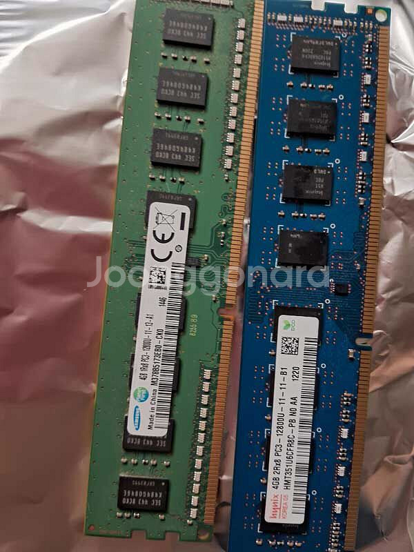 삼성, 하이닉스 램 ddr3 pc3 4기가 2개 팝니다--0